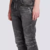 Slim-fit biker trousers in denim Slim-fit biker trousers in denim