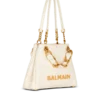 Small 1945 Soft bag in embossed crackled calfskin with a PB Labyrinth monogram