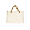 Small 1945 Soft bag in embossed crackled calfskin with a PB Labyrinth monogram