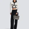 Small 1945 Soft monogrammed jacquard tote bag
