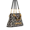 Small 1945 Soft monogrammed jacquard tote bag