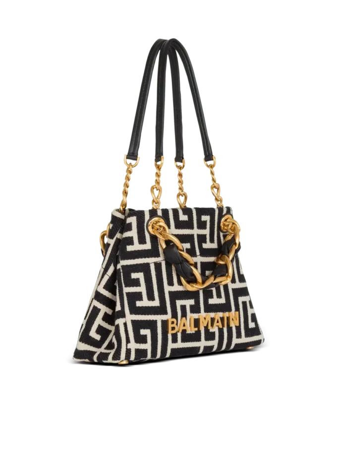Small 1945 Soft monogrammed jacquard tote bag