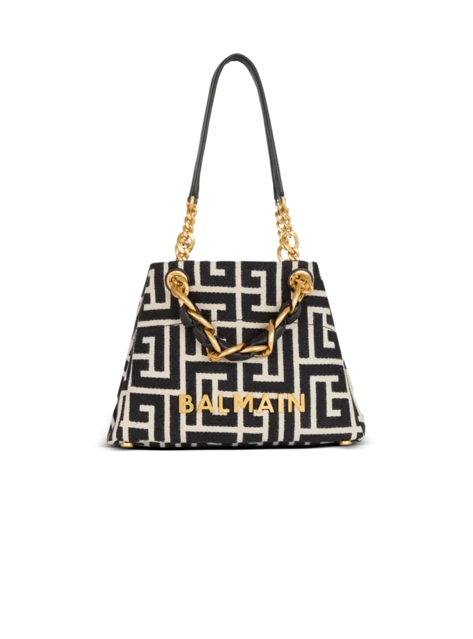 Small 1945 Soft monogrammed jacquard tote bag