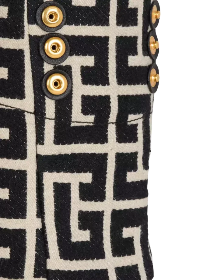 Small 1945 Soft monogrammed jacquard tote bag