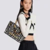Small 1945 Soft monogrammed jacquard tote bag