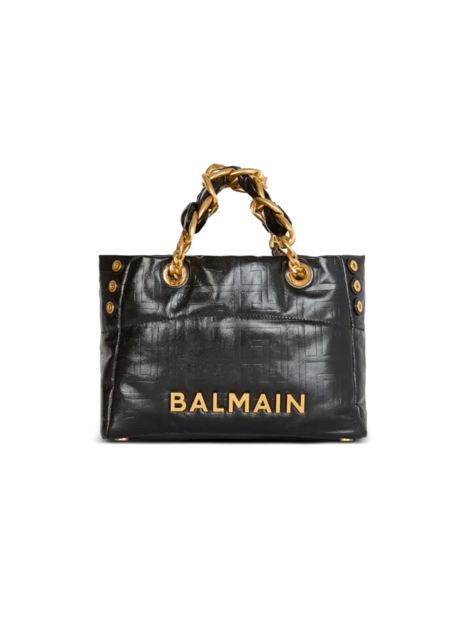Small 1945 Soft tote bag in crackled calfskin