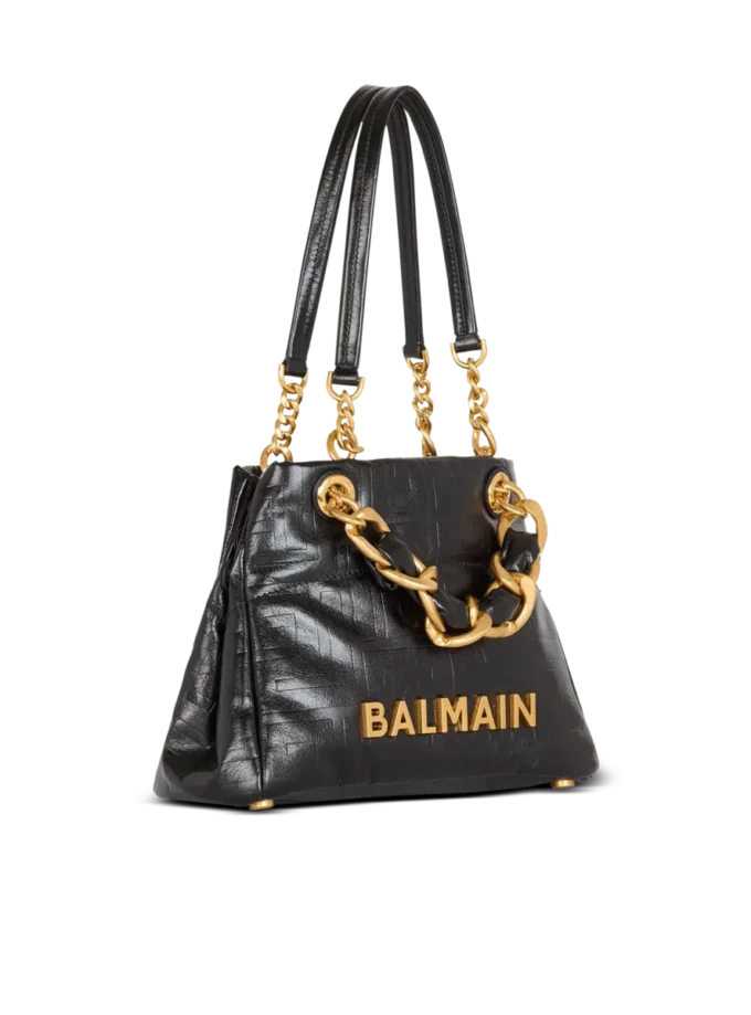 Small 1945 Soft tote bag in crackled calfskin