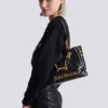 Small 1945 Soft tote bag in crackled calfskin