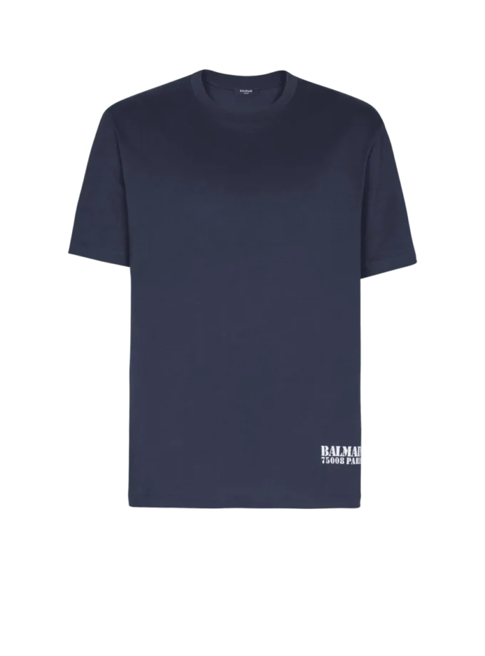 Small Balmain Stamp printed T-shirt Small Balmain Stamp printed T-shirt