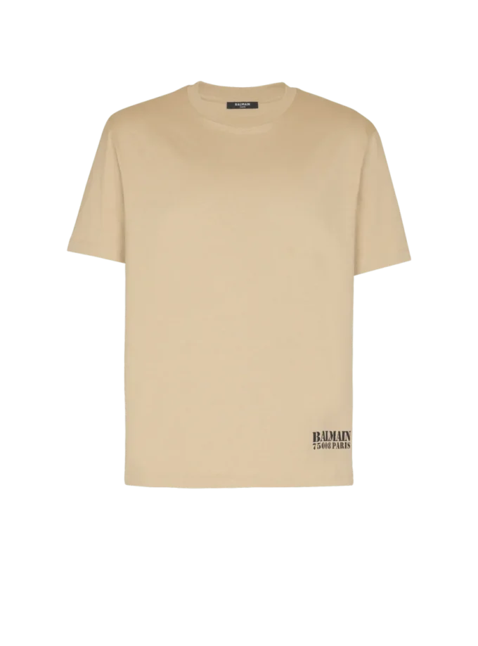 Small Balmain Stamp printed T-shirt Small Balmain Stamp printed T-shirt
