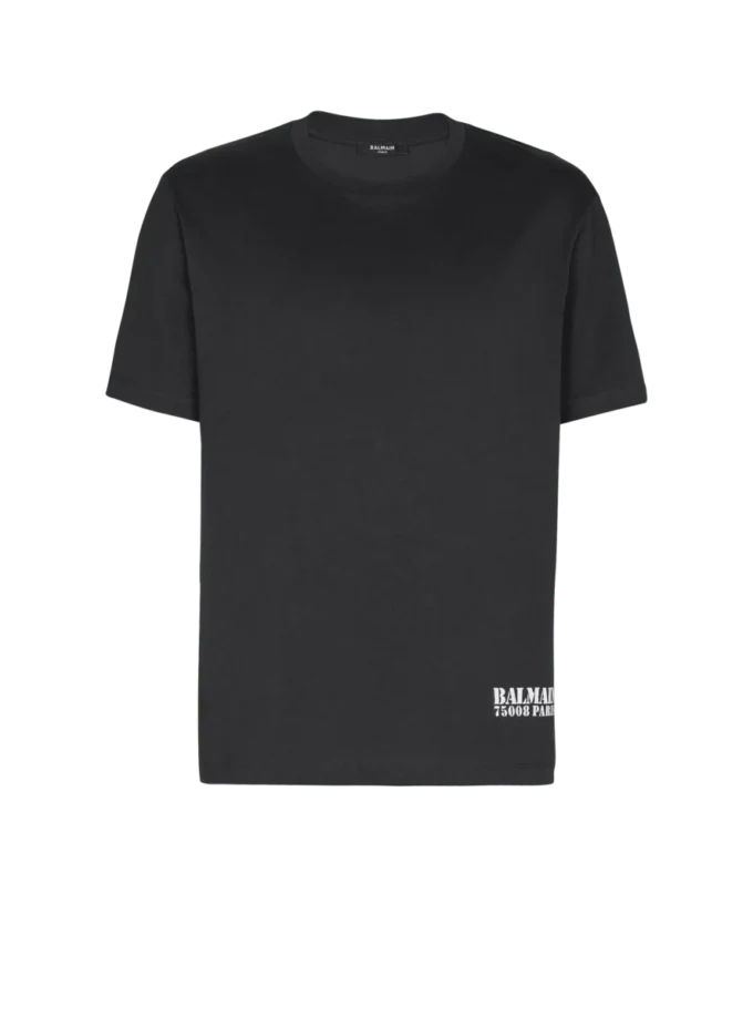Small Balmain Stamp printed T-shirt Small Balmain Stamp printed T-shirt
