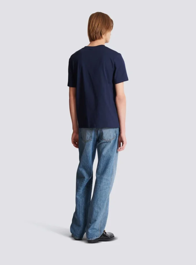 Small Balmain Stamp printed T-shirt Small Balmain Stamp printed T-shirt