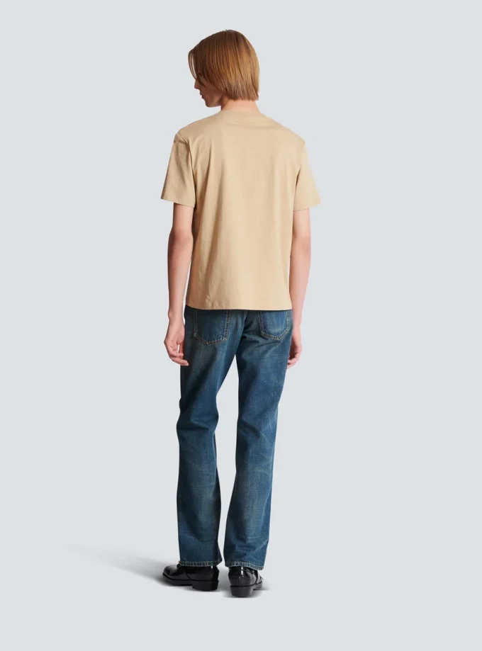 Small Balmain Stamp printed T-shirt Small Balmain Stamp printed T-shirt