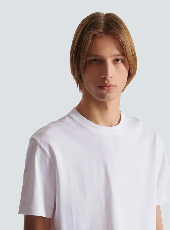 Small Balmain Stamp printed T-shirt Small Balmain Stamp printed T-shirt