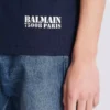 Small Balmain Stamp printed T-shirt Small Balmain Stamp printed T-shirt