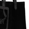 Small suede B-Army tote bag