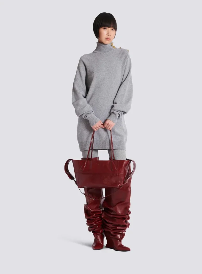 Small Track Zips calfskin tote bag Small Track Zips calfskin tote bag