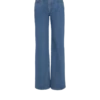 Straight-leg denim jeans