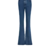 Straight-leg denim jeans