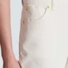 Straight-leg denim jeans