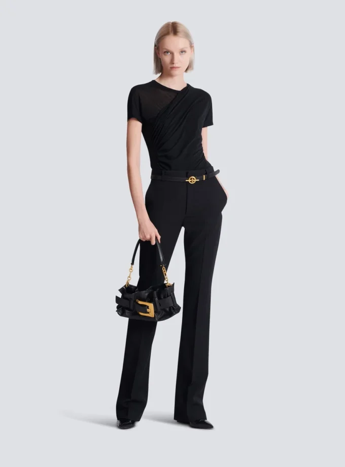 Straight-leg grain de poudre trousers Straight-leg grain de poudre trousers