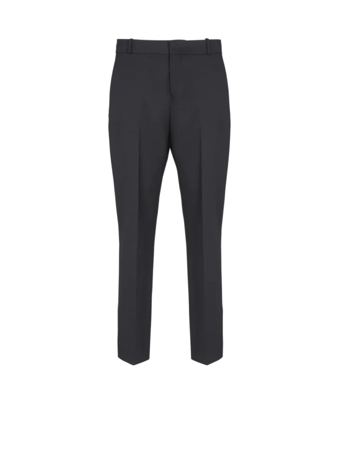 Straight-leg tailored wool trousers Straight-leg tailored wool trousers