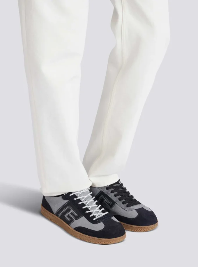 Suede Balmain Swan trainers Suede Balmain Swan trainers
