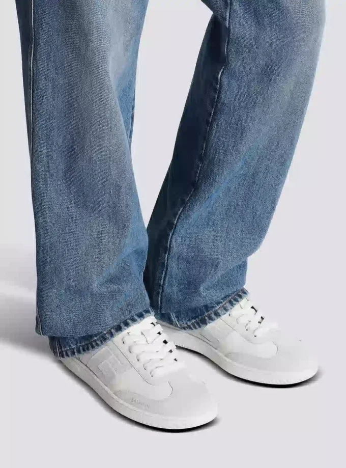 Suede Balmain Swan trainers Suede Balmain Swan trainers