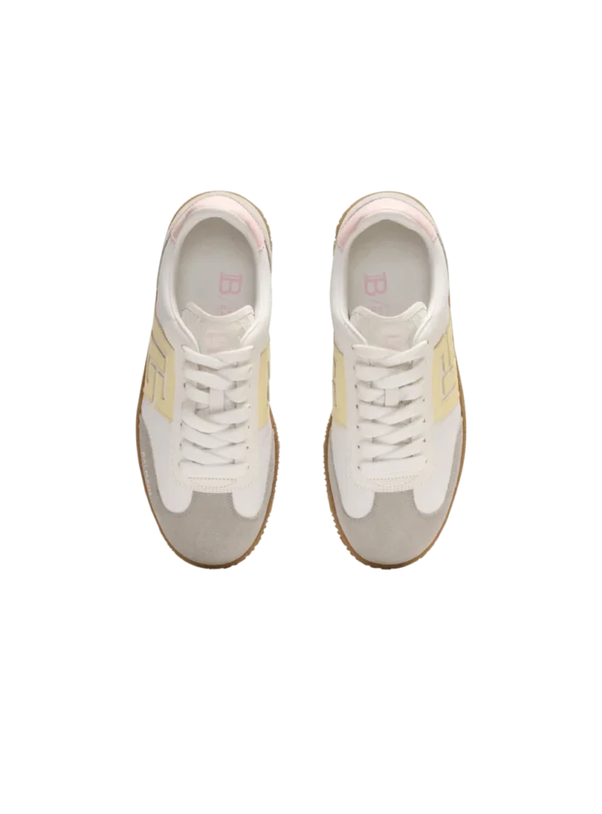 Swan trainers in calfskin and nylon Swan trainers in calfskin and nylon