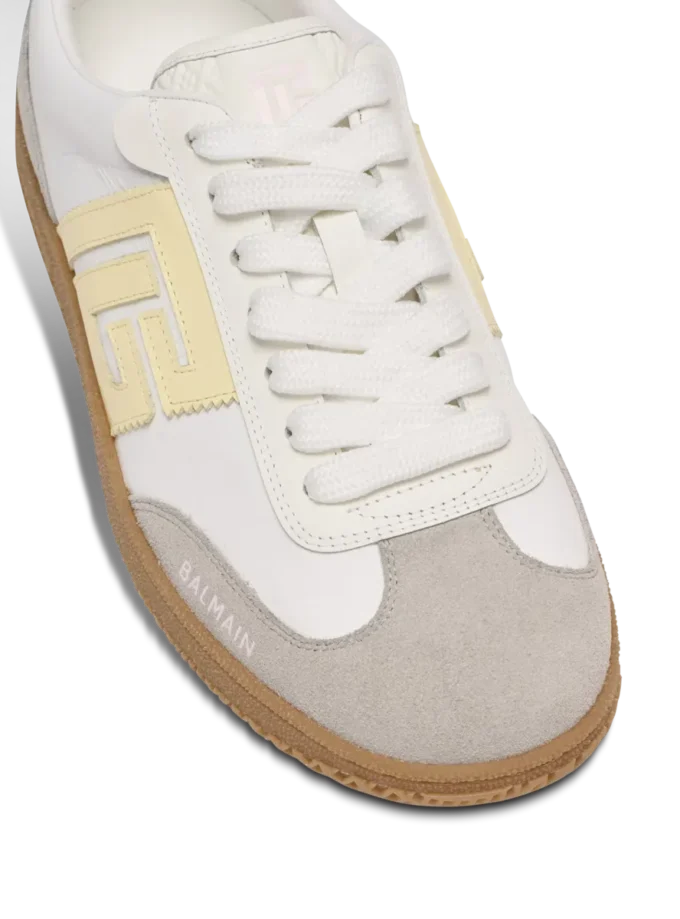 Swan trainers in calfskin and nylon Swan trainers in calfskin and nylon