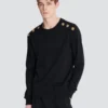 Sweater with Chain Lion buttons Sweater with Chain Lion buttons