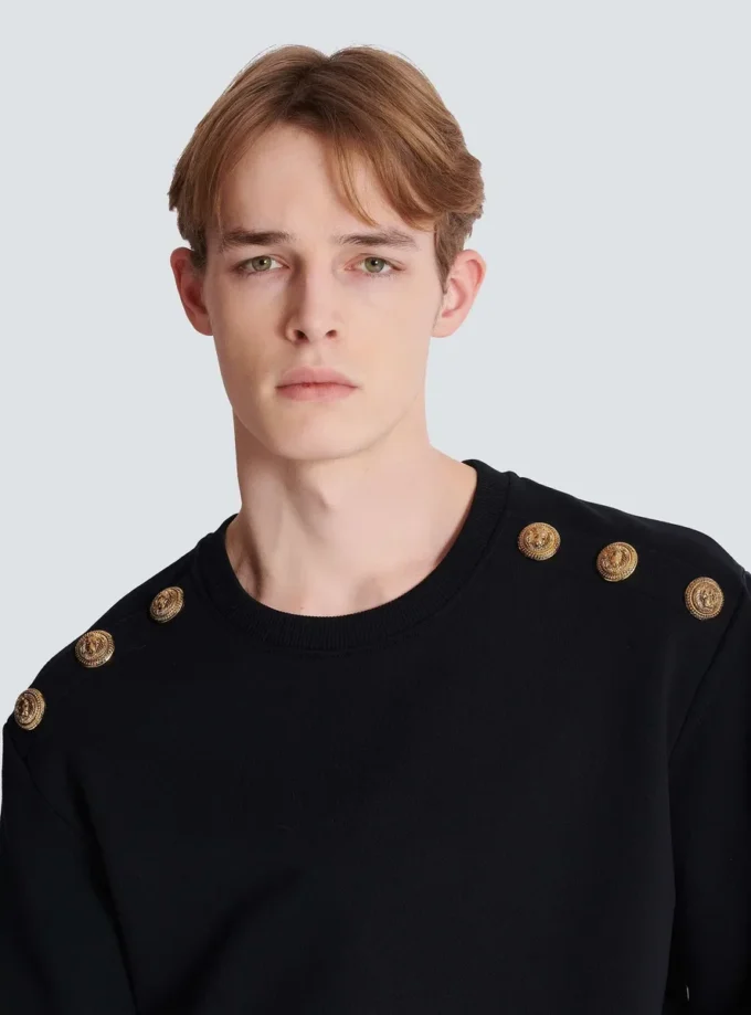 Sweater with Chain Lion buttons Sweater with Chain Lion buttons