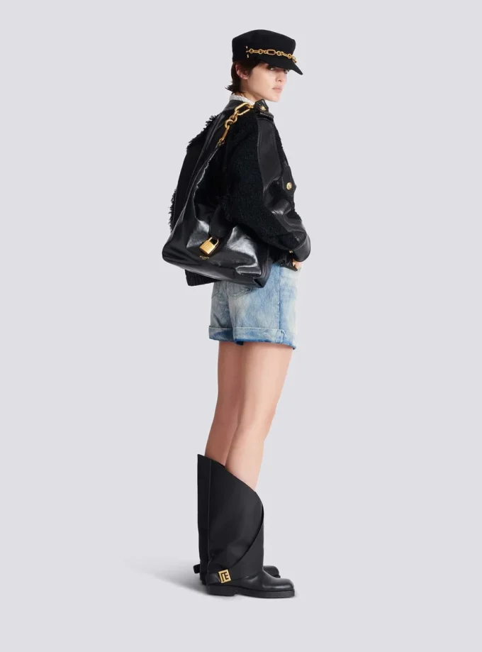 Sync Hobo bag in calfskin leather