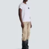 T-shirt with Balmain Couture label T-shirt with Balmain Couture label