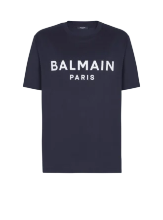 T-shirt with Balmain Paris print