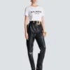 T-shirt with Balmain Paris print