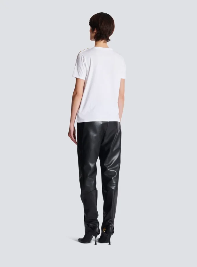T-shirt with Balmain Paris print