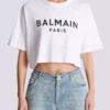 T-shirt with Balmain Paris print