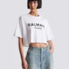 T-shirt with Balmain Paris print