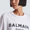 T-shirt with Balmain Paris print