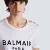 T-shirt with Balmain Paris print