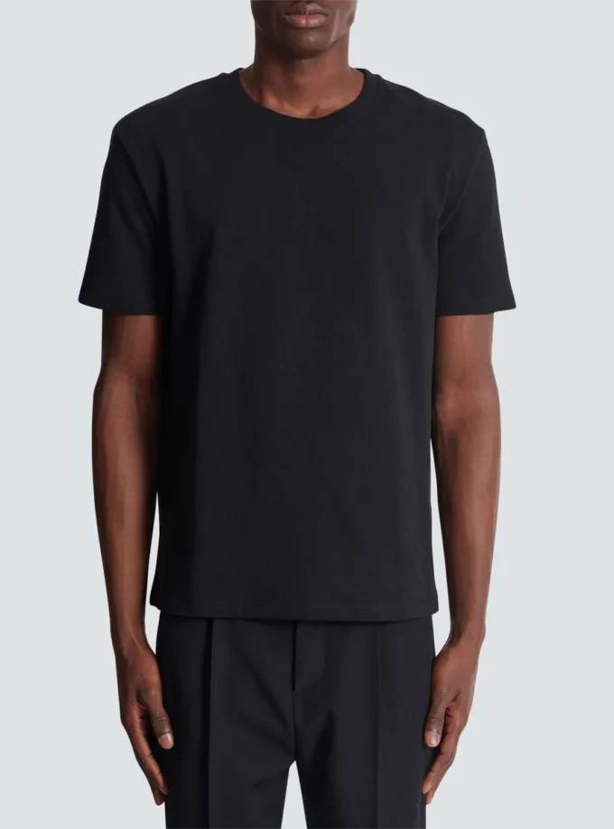 T-shirt with vintage gel Balmain logo