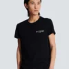 T-shirt with vintage gel Balmain logo