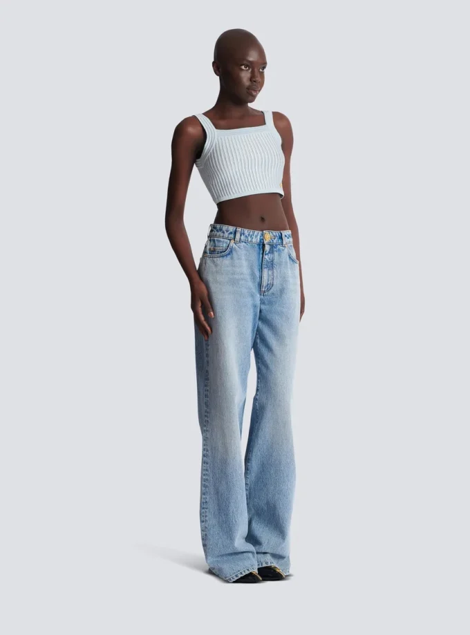 Textured knit top
