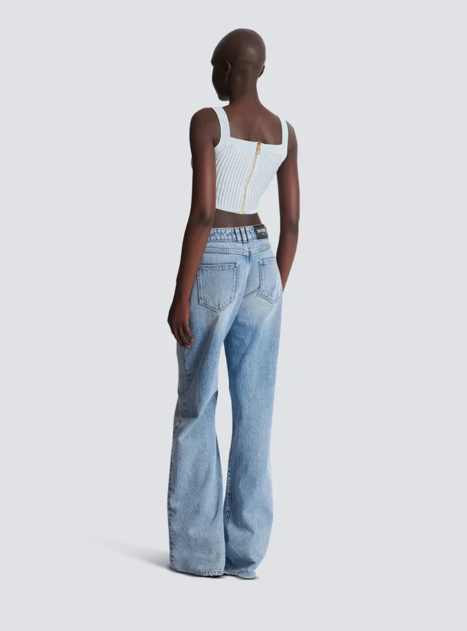 Textured knit top