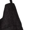Track tote bag in raffia and calfskin Track tote bag in raffia and calfskin