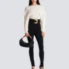Tube-knit jumper