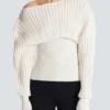Tube-knit jumper