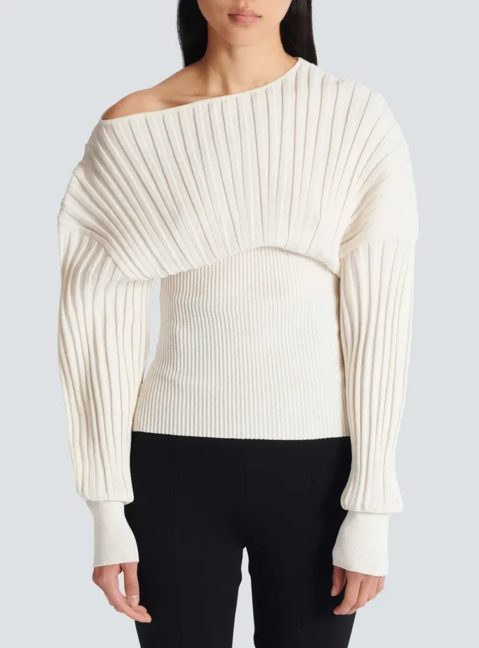 Tube-knit jumper