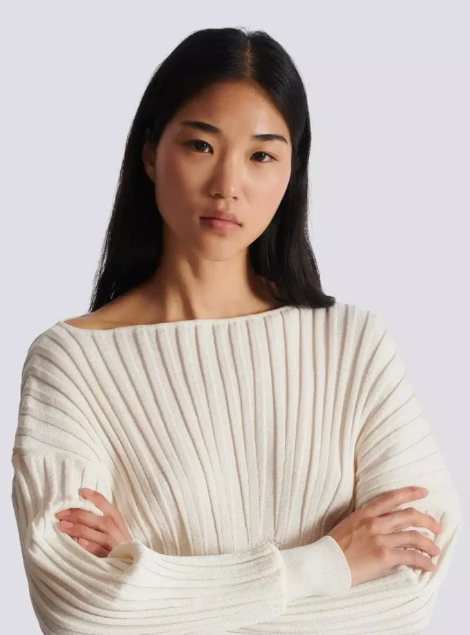 Tube-knit jumper